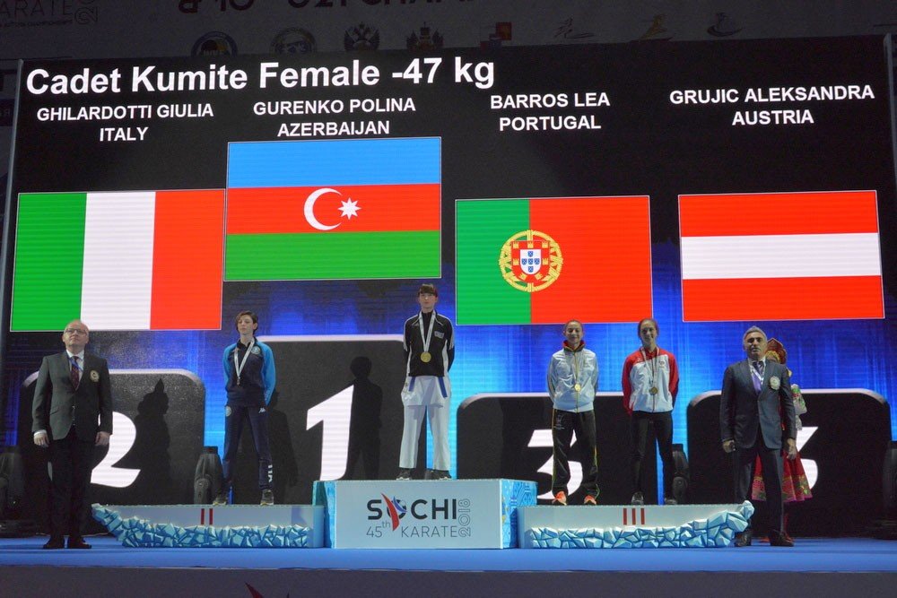 Azərbaycan karateçiləri medalların sayını dördə çatdırıb