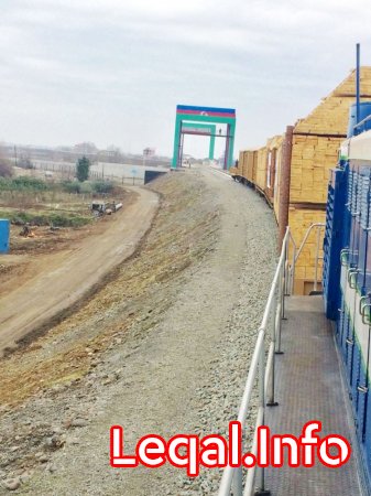 Astara-Astara dəmir yolu xətti ilə ilk sınaq yük qatarı yola salınıb