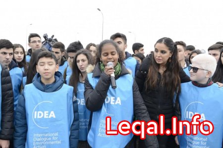 Leyla Əliyeva "Xocalıya ədalət!" kampaniyası çərçivəsində ağacəkmə aksiyasında iştirak edib