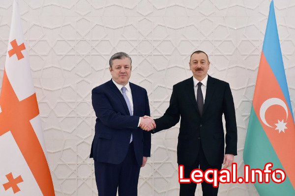 Azərbaycan prezidenti Gürcüstan baş naziri ilə görüşüb