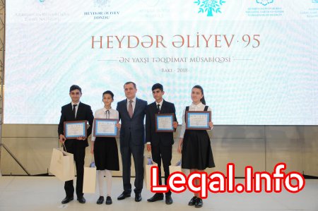 Heydər Əliyevin anadan olmasının 95-ci ildönümü münasibətilə təşkil olunmuş “Ən yaxşı təqdimat” müsabiqəsinin qalibləri mükafatlandırılıb 