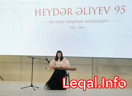 Heydər Əliyevin anadan olmasının 95-ci ildönümü münasibətilə təşkil olunmuş “Ən yaxşı təqdimat” müsabiqəsinin qalibləri mükafatlandırılıb 