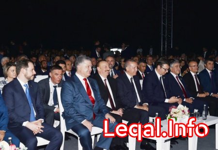 Prezident İlham Əliyev Türkiyədə TANAP layihəsinin açılış mərasimində iştirak edib