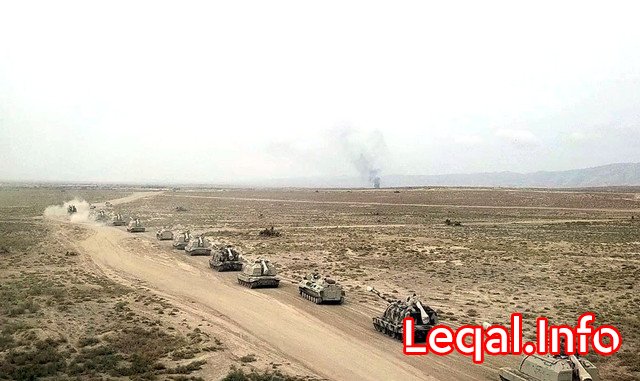 Azərbaycan Ordusunun raket və artilleriya birləşmələri döyüş atışlı təlimlər keçirir