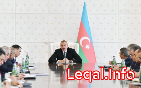 Prezident İlham Əliyevin sədrliyi ilə Nazirlər Kabinetinin iclası keçirilib (FOTO)