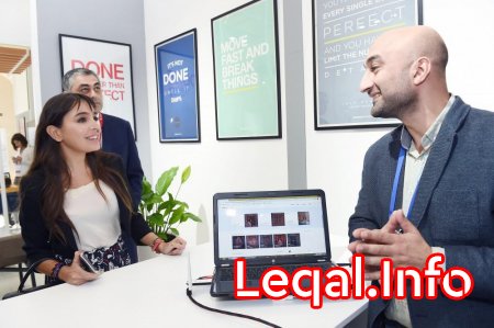 Leyla Əliyeva Heydər Əliyev Mərkəzində innovativ məhsul və xidmətlərin, startapçıların uğurlu tətbiqlərinin nümayiş olunduğu pavilyonla tanış olub Leyla Əliyeva Heydər Əliyev Mərkəzində innovativ məhsul və xidmətlərin, startapçıların uğurlu tətbiqlərinin nümayiş olunduğu pavilyonla tanış olub
