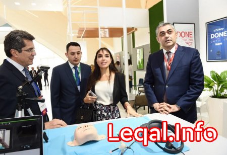 Leyla Əliyeva Heydər Əliyev Mərkəzində innovativ məhsul və xidmətlərin, startapçıların uğurlu tətbiqlərinin nümayiş olunduğu pavilyonla tanış olub Leyla Əliyeva Heydər Əliyev Mərkəzində innovativ məhsul və xidmətlərin, startapçıların uğurlu tətbiqlərinin nümayiş olunduğu pavilyonla tanış olub