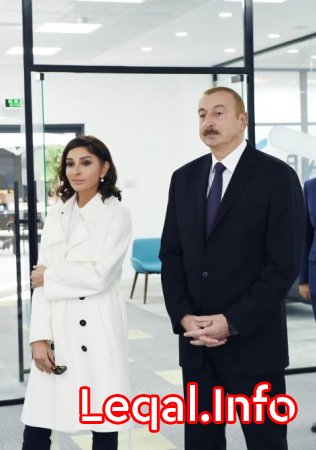 Prezident İlham Əliyev və birinci xanım Mehriban Əliyeva Şəki “ASAN Həyat” kompleksinin açılışında iştirak ediblər 