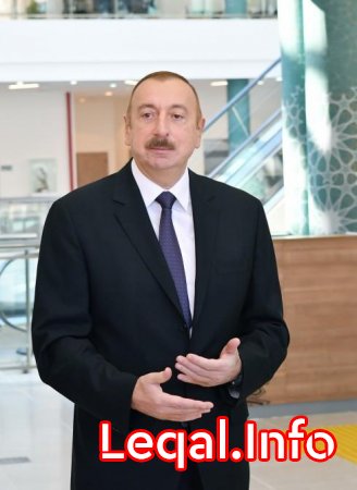 Prezident İlham Əliyev və birinci xanım Mehriban Əliyeva Şəki “ASAN Həyat” kompleksinin açılışında iştirak ediblər 