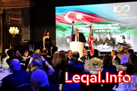 Heydər Əliyev Fondunun təşkilatçılığı ilə Londonda Azərbaycan Xalq Cümhuriyyətinin 100 illiyinə həsr olunan tədbir keçirilib 