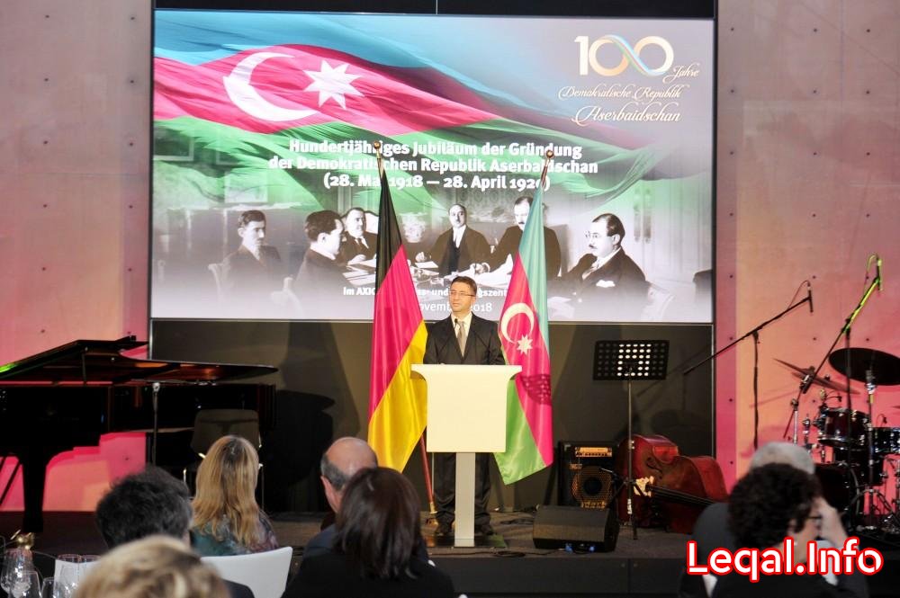Heydər Əliyev Fondunun təşkilatçılığı ilə Berlində Azərbaycan Xalq Cümhuriyyətinin 100 illiyinə həsr olunan tədbir keçirilib