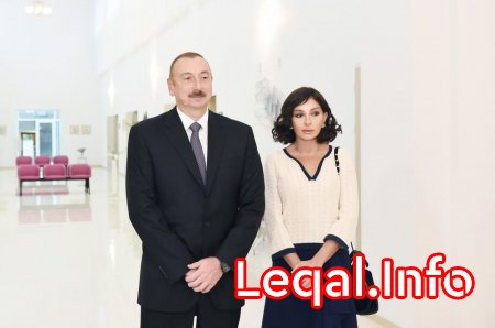 Prezident İlham Əliyev və birinci xanım Mehriban Əliyeva Bakıda Elmi-Tədqiqat Tibbi Bərpa İnstitutunda əsaslı yenidənqurmadan sonra yaradılan şəraitlə tanış olublar Prezident İlham Əliyev və birinci xanım Mehriban Əliyeva Bakıda Elmi-Tədqiqat Tibbi Bərpa İnstitutunda əsaslı yenidənqurmadan sonra yaradılan şəraitlə tanış olublar