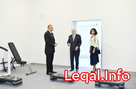 Prezident İlham Əliyev və birinci xanım Mehriban Əliyeva Bakıda Elmi-Tədqiqat Tibbi Bərpa İnstitutunda əsaslı yenidənqurmadan sonra yaradılan şəraitlə tanış olublar Prezident İlham Əliyev və birinci xanım Mehriban Əliyeva Bakıda Elmi-Tədqiqat Tibbi Bərpa İnstitutunda əsaslı yenidənqurmadan sonra yaradılan şəraitlə tanış olublar