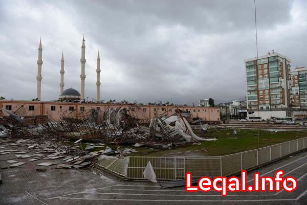 Antalyada qasırğa