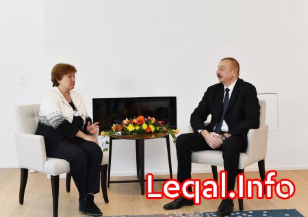Prezident İlham Əliyev Dünya Bankının baş icraçı direktoru ilə görüşüb Prezident İlham Əliyev Dünya Bankının baş icraçı direktoru ilə görüşüb