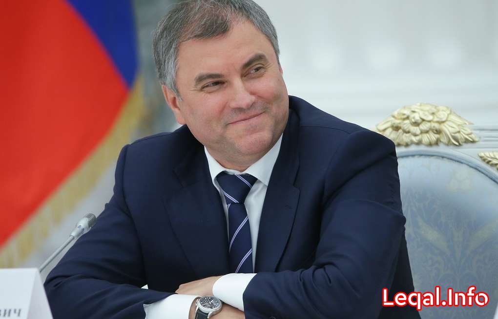 Rusiya Dövlət Dumasının sədri Ermənistan parlamentinin spikeri ilə görüşdən imtina edib
