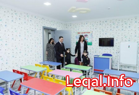 Birinci vitse-prezident Mehriban Əliyeva Bakıda yeni inşa olunmuş 6 saylı uşaq bağçasının açılışında iştirak edib Birinci vitse-prezident Mehriban Əliyeva Bakıda yeni inşa olunmuş 6 saylı uşaq bağçasının açılışında iştirak edib