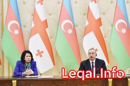 Azərbaycan və Gürcüstan prezidentləri mətbuata bəyanatlarla çıxış ediblər Azərbaycan və Gürcüstan prezidentləri mətbuata bəyanatlarla çıxış ediblər