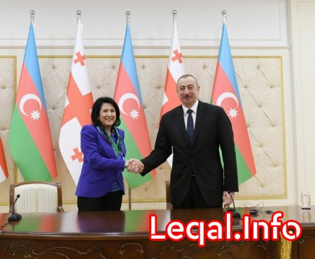 Azərbaycan və Gürcüstan prezidentləri mətbuata bəyanatlarla çıxış ediblər Azərbaycan və Gürcüstan prezidentləri mətbuata bəyanatlarla çıxış ediblər