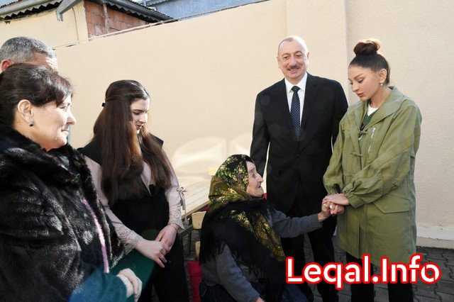Prezident İlham Əliyev və birinci xanım Mehriban Əliyeva Şamaxıda səfərdə olublar
