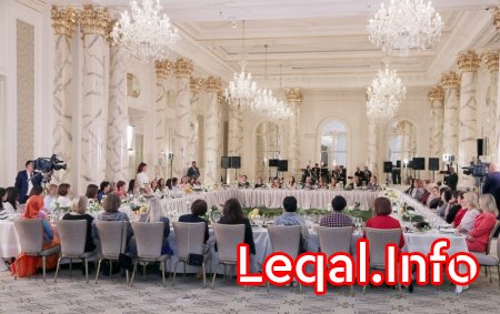Mehriban Əliyeva diplomatik missiya rəhbərlərinin həyat yoldaşları ilə görüşüb Mehriban Əliyeva diplomatik missiya rəhbərlərinin həyat yoldaşları ilə görüşüb