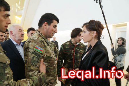 Mehriban Əliyeva yüksək texnologiyalı protezlərlə təmin olunan hərbçilərlə görüşüb Mehriban Əliyeva yüksək texnologiyalı protezlərlə təmin olunan hərbçilərlə görüşüb