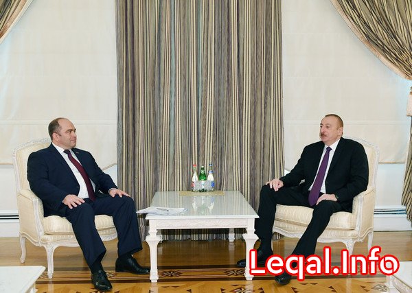 Prezident İlham Əliyev Belarusun Baş nazirinin müavinini qəbul edib