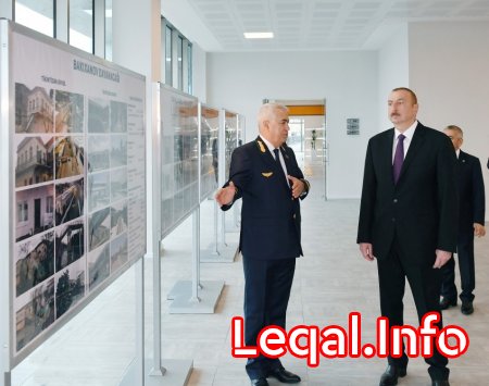 Prezident İlham Əliyev Sabunçu dəmir yolu vağzalı kompleksinin açılışında iştirak edib 