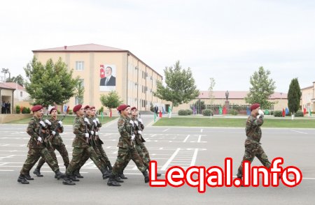 DTX-nin N saylı hərbi hissəsində müddətli həqiqi hərbi xidmət qulluqçularının ehtiyata buraxılması mərasimi keçirilib