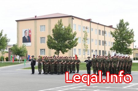 DTX-nin N saylı hərbi hissəsində müddətli həqiqi hərbi xidmət qulluqçularının ehtiyata buraxılması mərasimi keçirilib