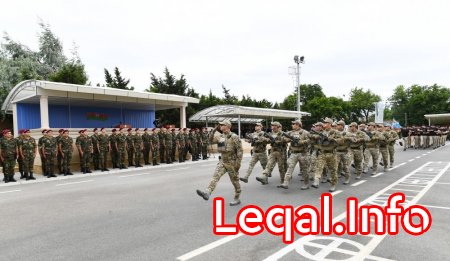 DTX-nin N saylı hərbi hissəsində müddətli həqiqi hərbi xidmət qulluqçularının ehtiyata buraxılması mərasimi keçirilib