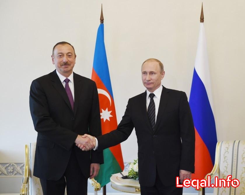 Prezident İlham Əliyev rusiyalı həmkarı Vladimir Putini