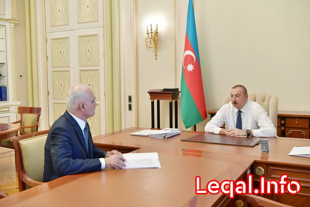 Prezident İlham Əliyev Şahin Mustafayevi qəbul edib