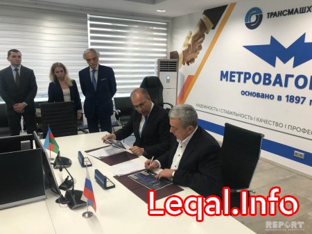 "Bakı Metropoliteni" Rusiyadan yeni vaqonların alınmasına dair müqavilə imzalayıb 