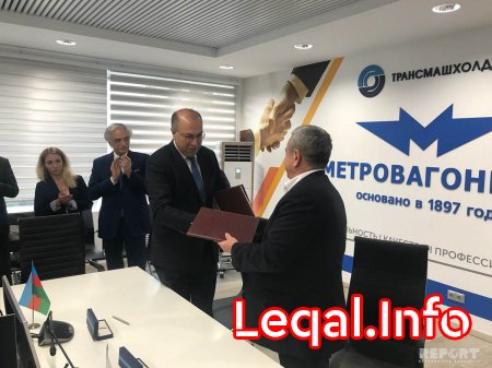 "Bakı Metropoliteni" Rusiyadan yeni vaqonların alınmasına dair müqavilə imzalayıb 