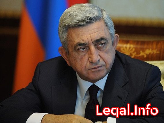 Ermənistanın Baş Prokurorluğu Serj Sarqsyanın vəsatətini