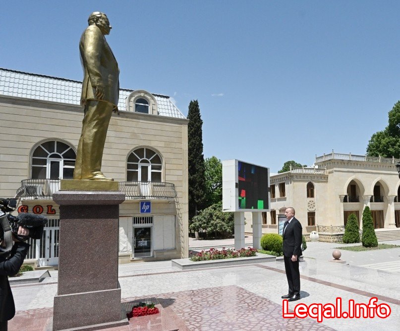 Prezident İlham Əliyev Tərtər rayonuna səfər edib 
