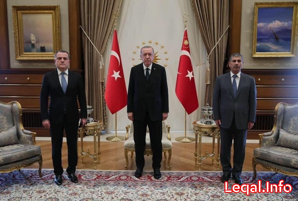 Rəcəb Tayyib Ərdoğan Ceyhun Bayramov və Zakir Həsənovu qəbul edib