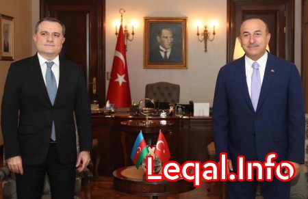 Ceyhun Bayramov Mövlud Çavuşoğlu ilə görüşüb