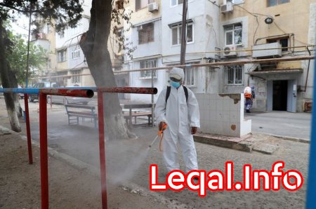 Bakıda 550 küçə dezinfeksiya edildi