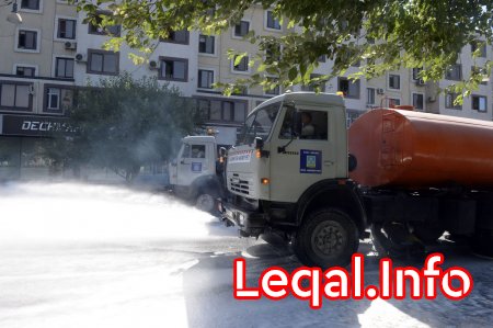 Bakıda 550 küçə dezinfeksiya edildi