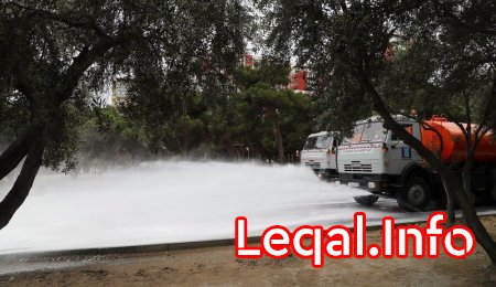 Bakıda 550 küçə dezinfeksiya edildi