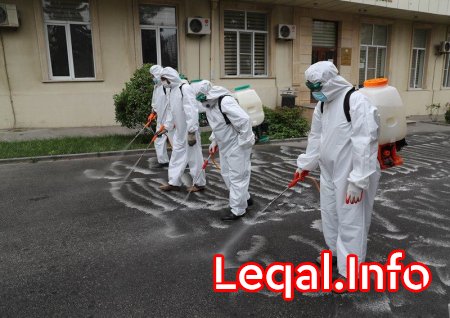 Bakıda 550 küçə dezinfeksiya edildi