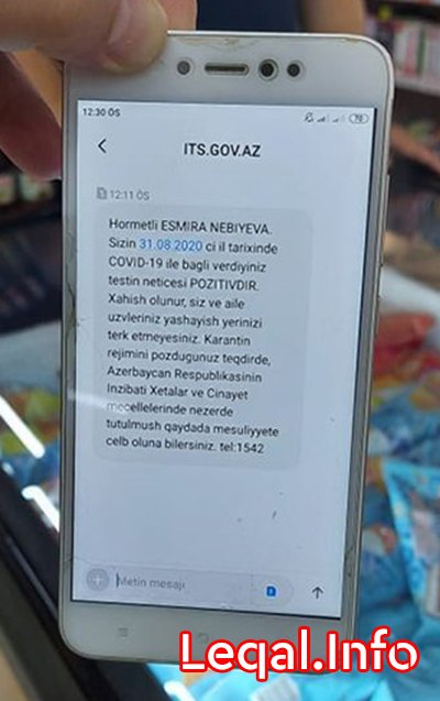 Koronavirus ola-ola marketdə satıcı işlədiyi məlum oldu