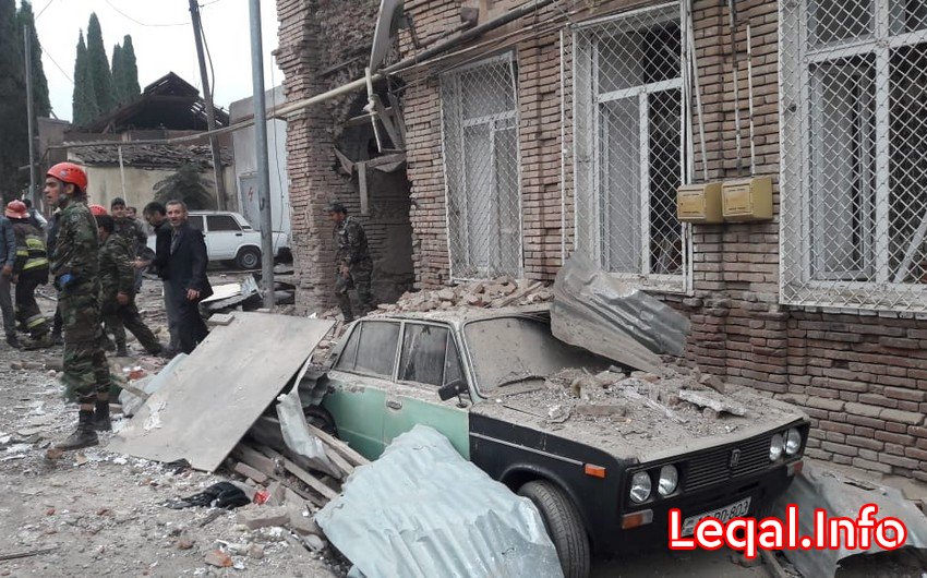 Gəncənin atəşə tutulması nəticəsində 1 nəfər öldü, 32 nəfər xəsarət aldı