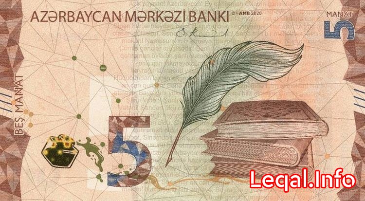 1, 5 və 50 manatlıq pul nişanları yeni dizaynda olacaq
