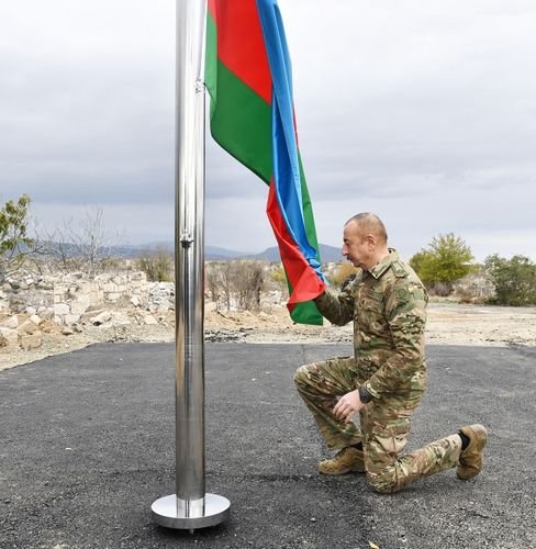 İlham Əliyev və xanımının Ağdam səfərindən 