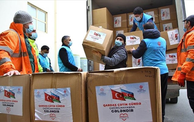 Türkiyədən Azərbaycana humanitar yardım