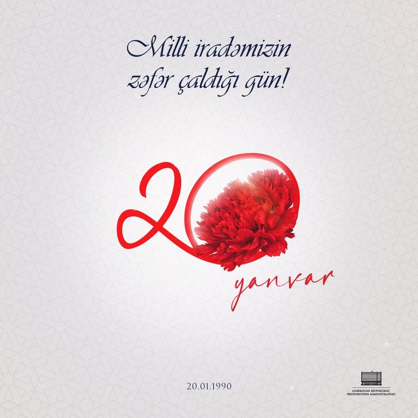 İlham Əliyevdən 20 Yanvar faciəsi ilə bağlı paylaşım İlham Əliyevdən 20 Yanvar faciəsi ilə bağlı paylaşım