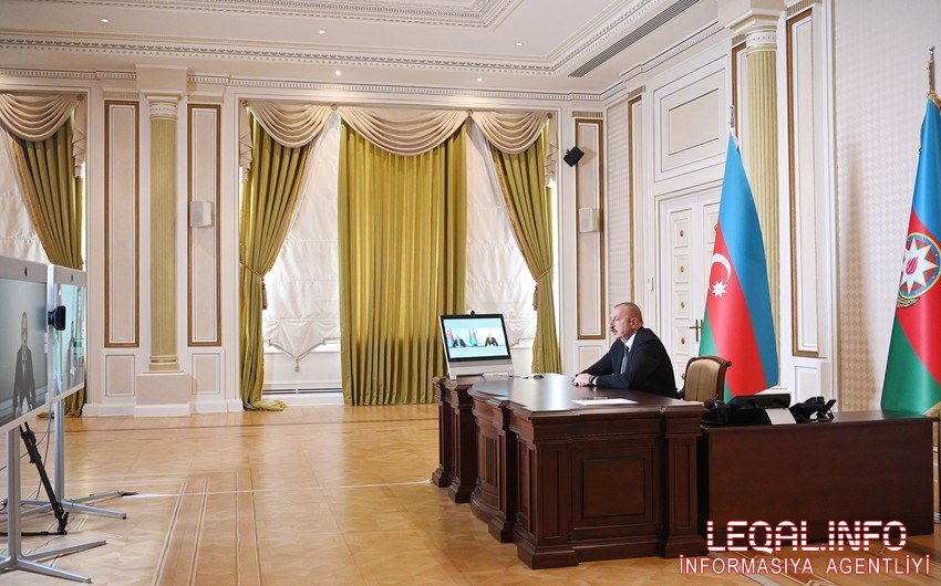 İlham Əliyev Zaur Mikayılovu videoformatda qəbul edib